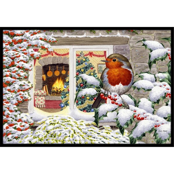 Carolines Treasures European Robin Indoor or Outdoor Mat- 24 x 36 ASA2199JMAT - main